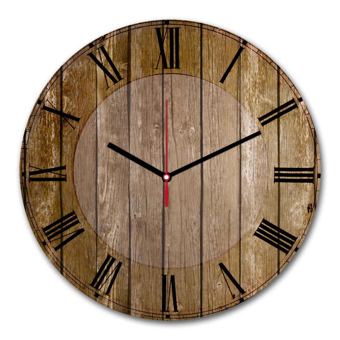 Wallity Reloj Decorativo de MDF Multicolor 3030MS-035